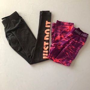 Nike Leggings | 2 pairs
